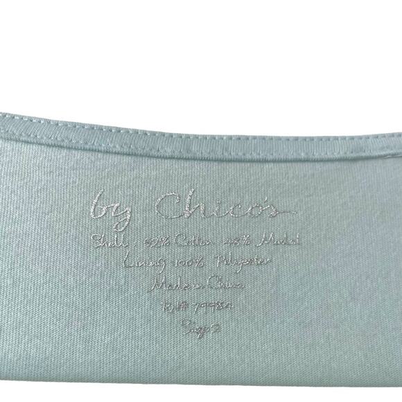 Chico's Sequin Light Blue Tank Top Size Large - Picture 2 of 5